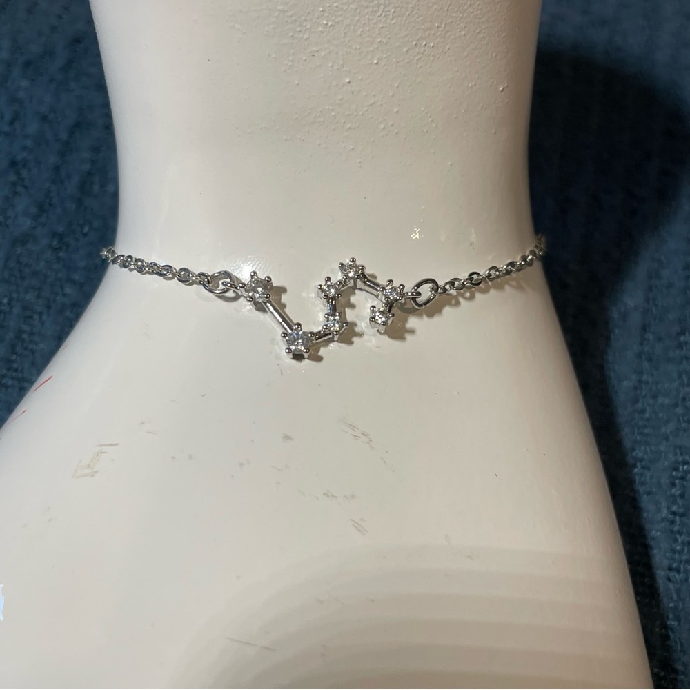 Silver Leo Zodiac Constellation Bracelet